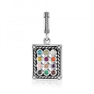 Rectangular Breastplate Charm in 925 Sterling Silver
 Artistes & Marques