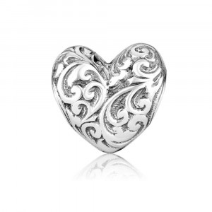 925 Sterling Silver Heart Charm Without Stone Design

 Bijoux Juifs