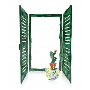David Gerstein Cactus Window Sculpture Décorations d'Intérieur