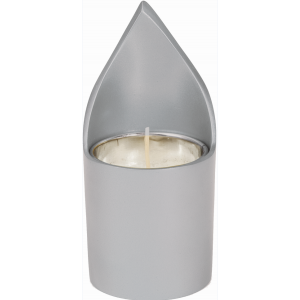 Yair Emanuel Memorial Candle Holder in Silver Bougeoirs