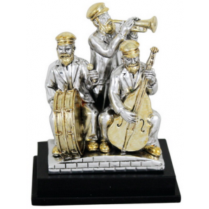 Three Musicians Figurine Décorations d'Intérieur