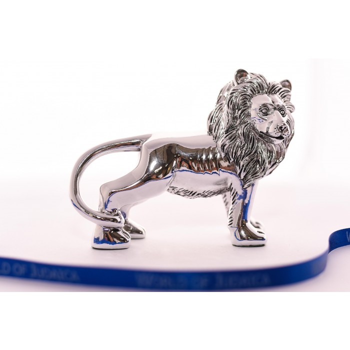 Lion of Judah Figurine in Silver-Plating