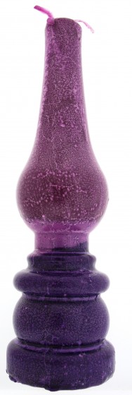 Galilee Style Candles Oil Lamp Havdalah Candle with Purple and Violet