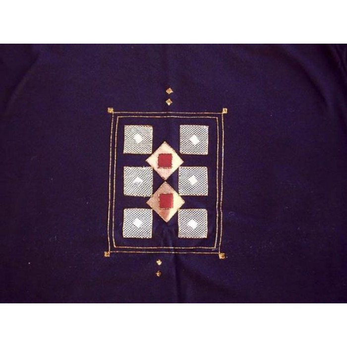 T-Shirt with Squares in a Frame by Galilee Silks
