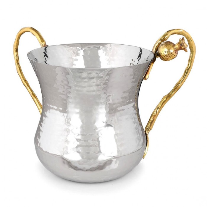 Designer Stainless Steel Netilat Yadayim Cup by Y. Karshi