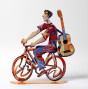 David Gerstein Troubadour Bike Rider Sculpture