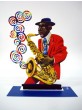 David Gerstein Saxophonist Jazz Club Sculpture