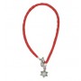 Set of 12, Red Kabbalah Bracelet with a Star of David
