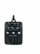 Silver Dog Tag Pendant with IDF in Hebrew and English and Chai in Traditional Font