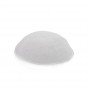 16 Centimetre Tightly-Knitted Kippah in Solid White