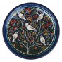 Armenian Ceramic Bowl with Ornamental Flower Motif & Birds