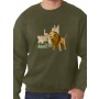 Jerusalem Sweatshirt with Lion (Variety of Colors to Choose From)